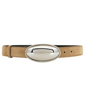 Altuzarra Oval Plaque Belt - White