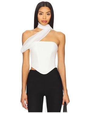 For Love & Lemons Capri Top - White