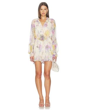 Zimmermann Luna Ruffle Playsuit - White