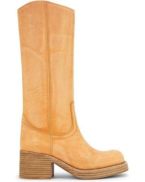 Jeffrey Campbell Botas Reflect En Color Bronce Talla En - Marrón