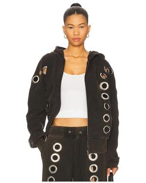 1XBLUE Strick Eyelet - Schwarz
