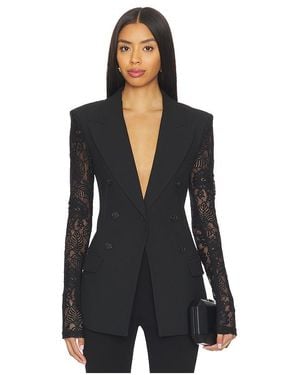 Smythe Lace Sleeve Not A Db Blazer - Black