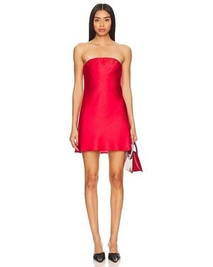 Show Me Your Mumu Taylor Tube Mini Dress - Red