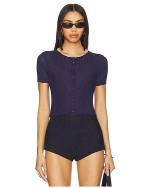 MOTHER OF ALL Eline V Neck Top - Blue