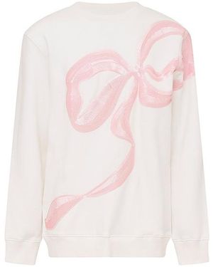 LoveShackFancy Sweatshirt Serafina - Weiß