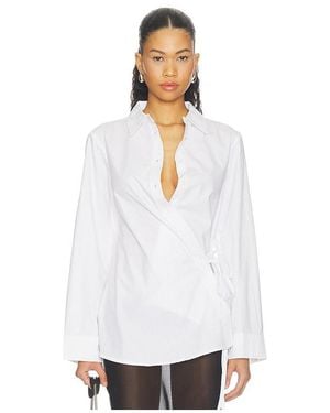 DL1961 Blusa Agnes En Color Blanco Talla (También En Xs, S, M)