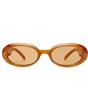 Le Specs Work It オーバルサングラス ブルー | Lyst