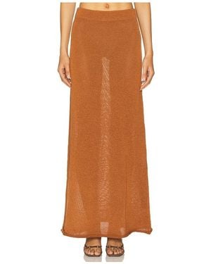 SNDY'S Cali Maxi Skirt - Orange