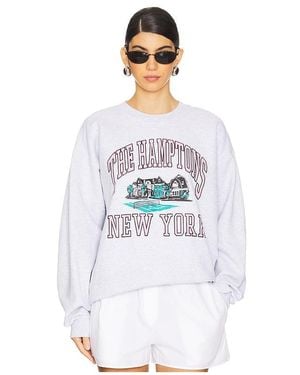 Firstport The Hamptons New York Crewneck - White