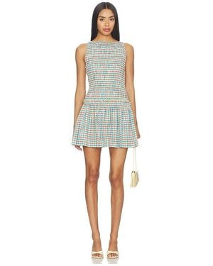 Faithfull the Brand Gala Mini Dress - Blue