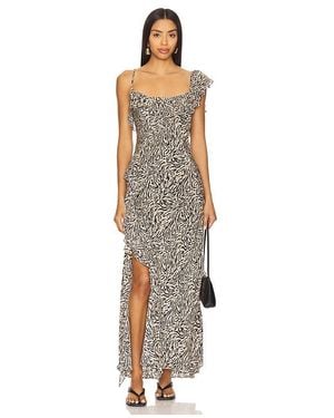 RIXO London Ester Dress - Natural