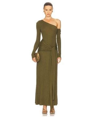 Seven Wonders Bianca One Shoulder Maxi Dress - Green