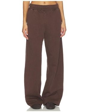 AFRM Finely Straight Sweatpant - Brown