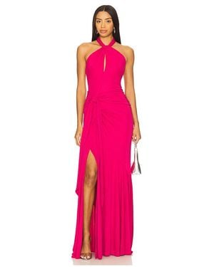 Cinq À Sept Vestido Largo Gulliame En Color Fucsia Talla (También En 00, 2, 4, 6, 8) - Rosa