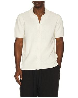 Reigning Champ Cotton Linen Piazza Shirt - White