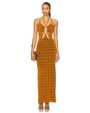 AZULU Maxikleid Dalia - Orange