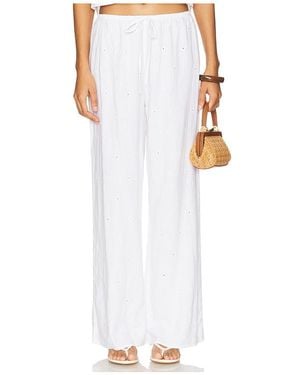 Bella Dahl Wide Leg Pant - White