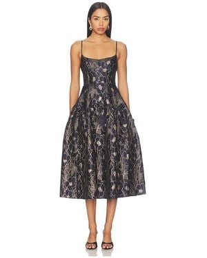 Amanda Uprichard Trinity Midi Dress - Multicolour