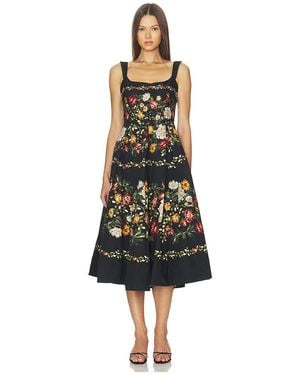 Agua Bendita Vestido Alcaparra En Color Negro Talla (También En M, S, Xl, Xs) - Blanco