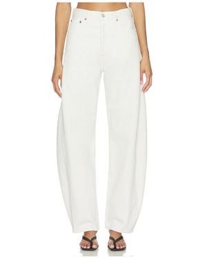 Agolde Luna Pieced Jean - White