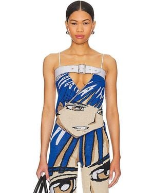 1XBLUE Anime Top - Blue