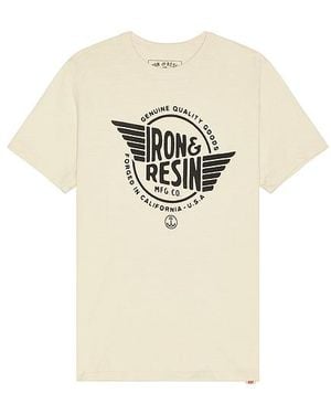 Iron & Resin Wing Tee - White