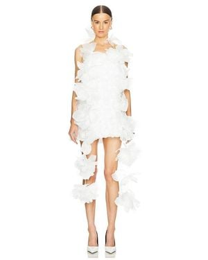 SELEZZA LONDON Eden Flower Boa - Blanc