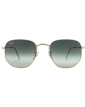 Ray-Ban Sonnenbrille Hexagonal - Grün
