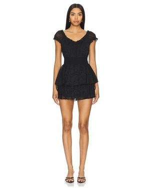 Alice + Olivia Gracie Romper - Black