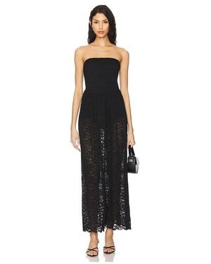 Show Me Your Mumu Kleid Mit Niedriger Taille Diana - Schwarz
