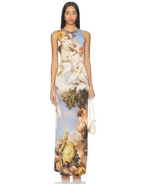 Alice + Olivia Augusta Maxi Dress - Metallic