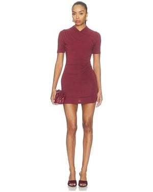 SNDY'S Minivestido Hart En Color Burgundy Talla (También En M, S, Xs, Xxl, Xxs) - Rojo