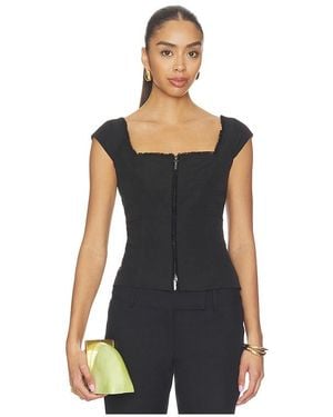 Cult Gaia Celestia Top - Black