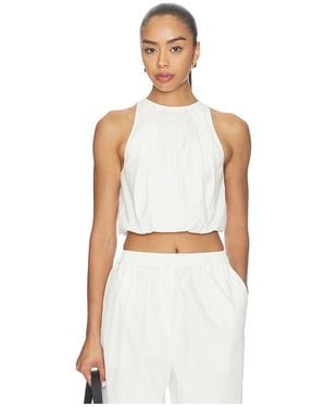 AEXAE Cotton Halter Top - White