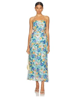 Astr ROBE MAXI MIAKA - Bleu