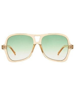 Le Specs Fortune Teller Sunglasses - Green