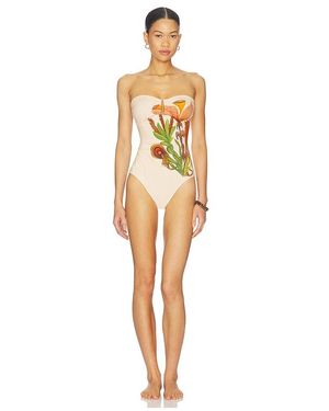 Ulla Johnson Monterey Maillot One Piece Swimsuit - Multicolor