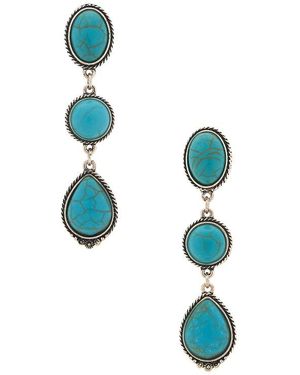 Lovers + Friends Leona Earrings - Blue