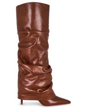 SCHUTZ SHOES Mikki Up Cloak Boot - Brown