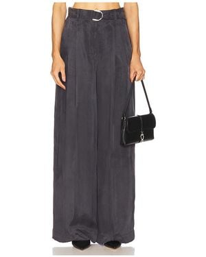 Helmut Lang Weite Hose Mit Doppelter Falte - Schwarz