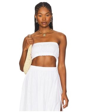 Mikoh Swimwear Marlien Top En Color Blanco Talla (También En 2/M, 3/L)