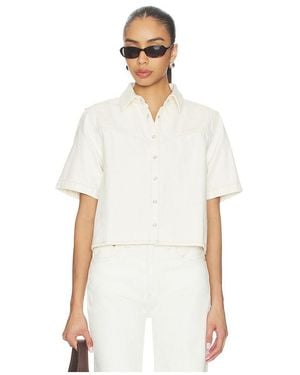 Levi's Logan Short Sleeve Denim Shirt - White