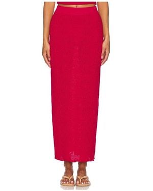 SNDY'S X Revolve Josefina Skirt - Red