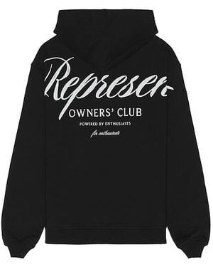 Represent Owners Club Script パーカー - ブラック