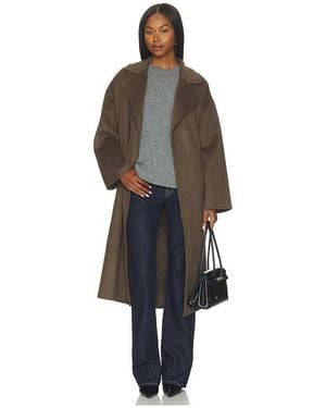 PAIGE Long Connery Coat - Black