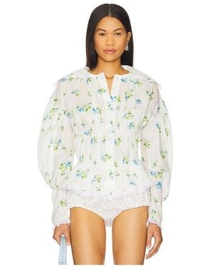 YUHAN WANG Bluse - Weiß