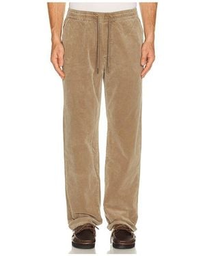 Marine Layer Saturday Corduroy Pant Relaxed Fit - Natural