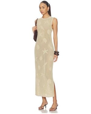 Barefoot Dreams Midi-Kleid Sunbleached Shell - Weiß