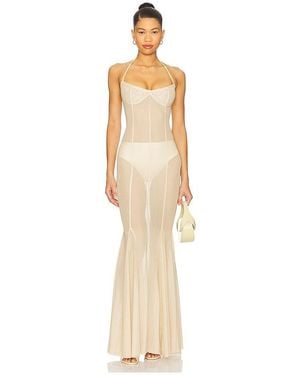 AMOR MIA Siren Maxi Dress - Natural