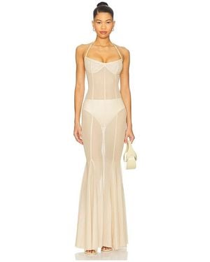 AMOR MIA Siren Maxi Dress - Natural